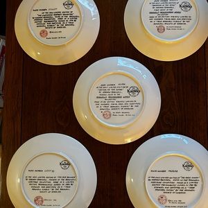 Knowles Fine China Norman Rockwell plates set of 5 new with box and certificate